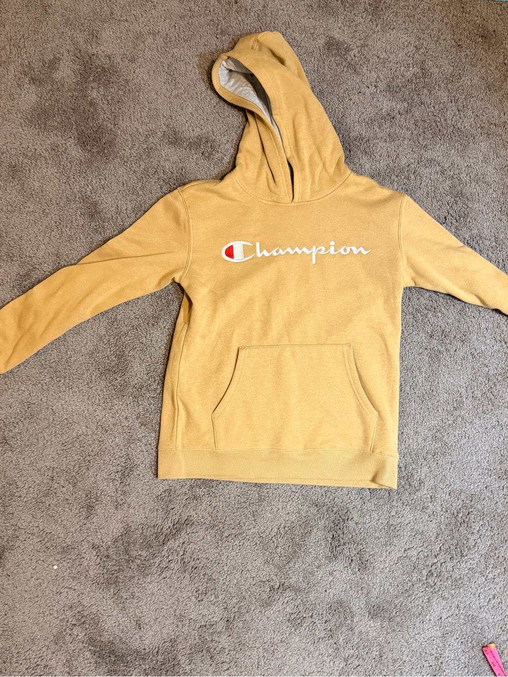 Champion Hoodie tan girls size L